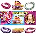 Bracelets Maker Set Craft Your Own Rubber Bands Loom Creator for Kids Colorful Loom Jewelry Bracelet Making Kit DIY Rubber Bands Loom Bracelets Kit Ring Necklace
