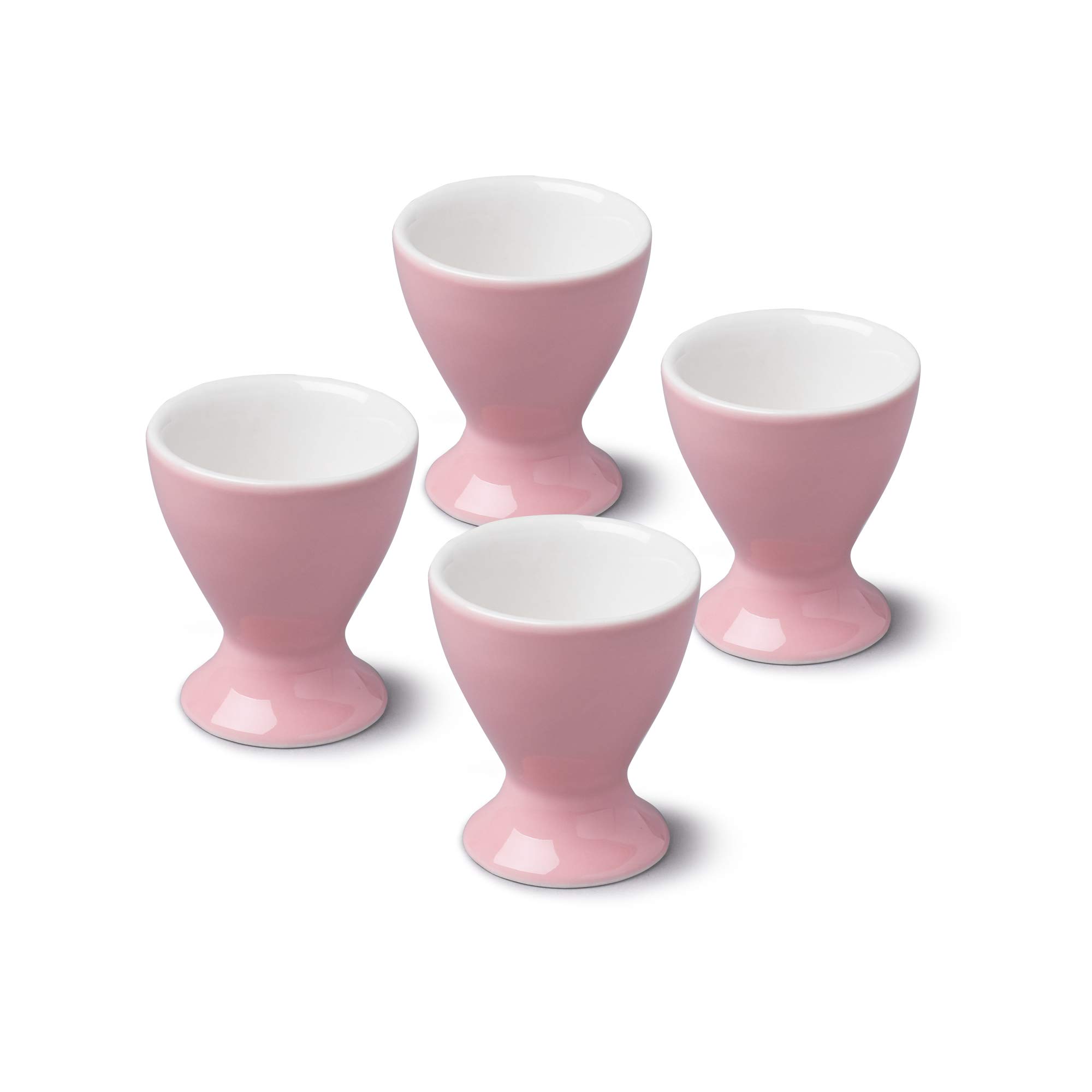 WM Bartleet & Sons 1750 TSET97 Traditional Porcelain Set of 4 Single Egg Cups – Pink