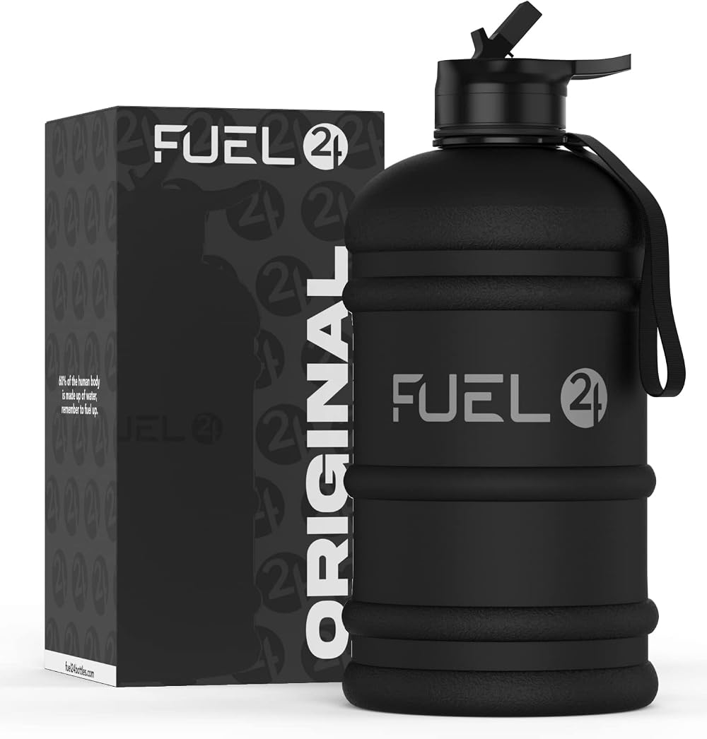 Fuel24 Jug 2.2 Litre Water Bottle Flex Material Leakproof Cap Options