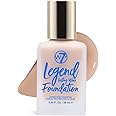 W7 Legend Foundation - Creamy Liquid Foundation for Poreless, Semi-Matte Medium Coverage - 28ml (Natural Beige)