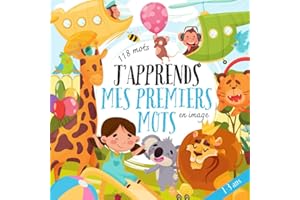 J’apprends mes premiers mots en image: Livre éducatif en français pour enfants de 1 à 3 ans – vocabulaire, couleurs et alphabet en images (French Edition)