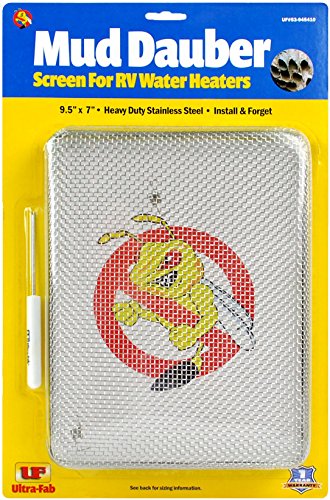 Mud Dauber Screen for RV Water Heater Outside Fittings - Thumbnail 4