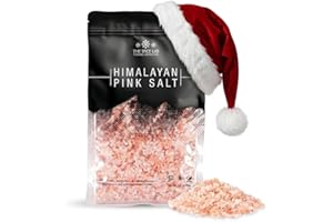The Spice Lab Himalayan Salt - Coarse 2.2 Lb / 1 Kilo - Pink Himalayan Salt is Nutrient and Mineral Dense for Health - Gourmet Pure Crystal - Kosher & Natural Certified