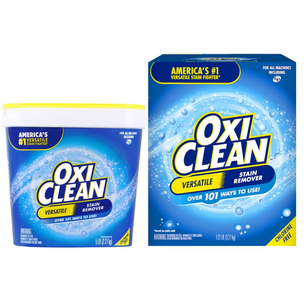 【EC専売品】オキシクリーン EX2270g＋EX3270g (アメリカ製) /酸素系漂白剤 オキシ漬け 大掃除 頑固な汚れ 漂白 (粉末/色柄物にも使える) しみ抜き 油汚れ 洗濯槽 キッチン お風呂掃除 OXICLEAN 大容量商品画像