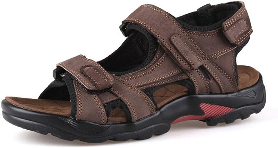 WUIWUIYUMen's Magic Strap Outdoors Gladiator Sandals