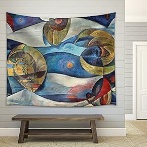 The Art of Abstraction - Fabric Wall Tapestry Home Decor - 51x60 inches
