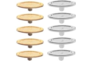 Toddmomy 10PCS Metal Music Box Winding Keys Replacement Accessories for DIY Snow Globe and Turntable Toys Key Handles for Mus