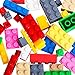 PROLOSO 1500 Piece Building Blocks Bulk 12 Shapes Colorful Educational Mass Pack