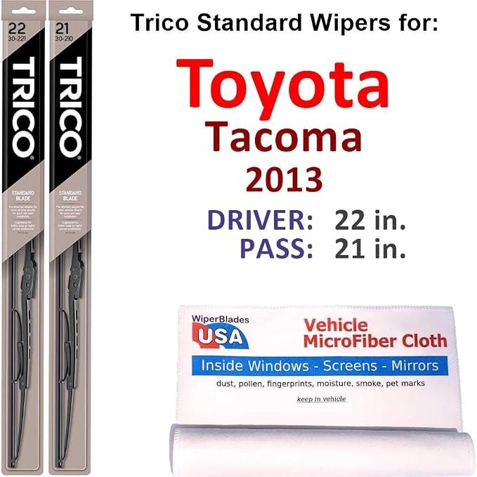 2013 Tacoma Wiper Blade Size