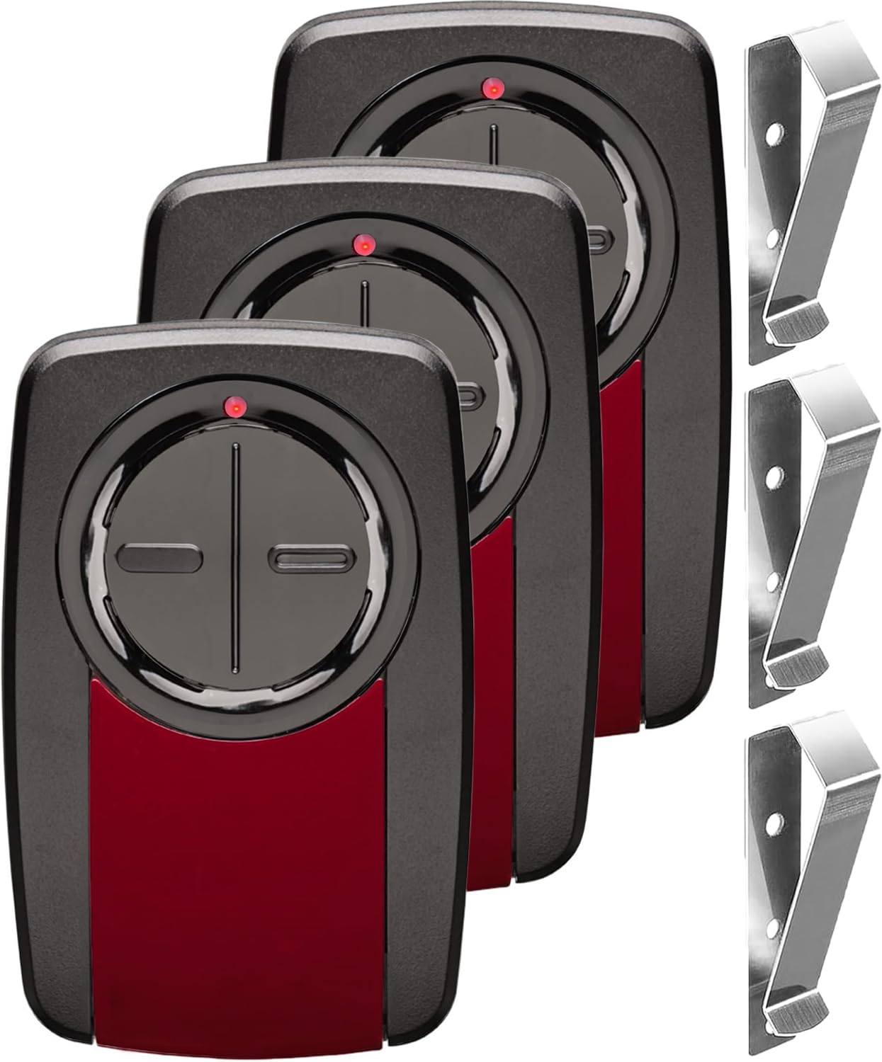 Photo 1 of Upgrade 375UT 380UT Universal Garage Door Opener Remote Control Replace Liftmaster Garage Door Opener Compatible with 375LM Liftmaster Gate Remote Control (Red, 380ut/375ut 3PC)