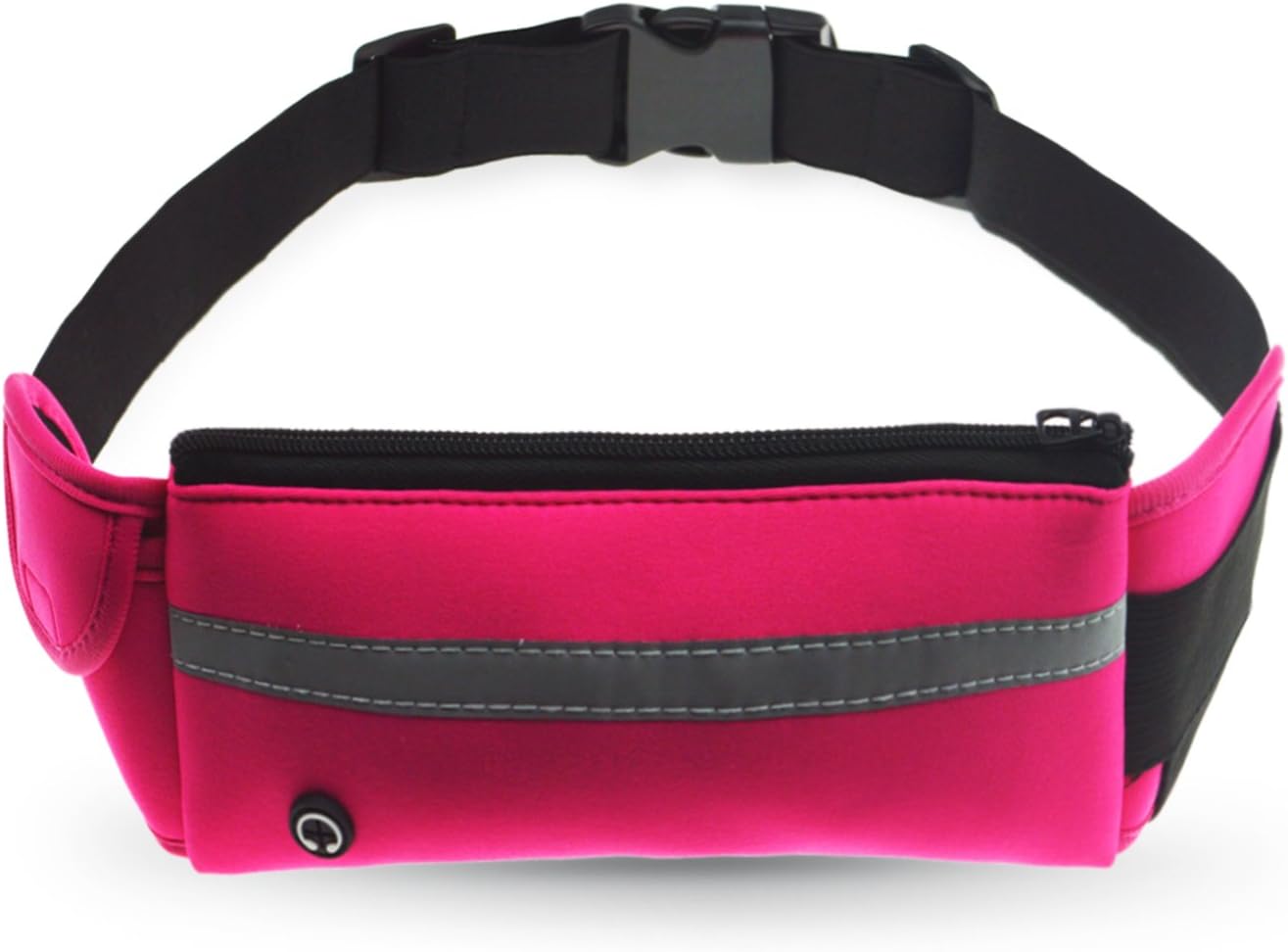 Refoss Bumbags Fanny Pack, Sport Waist Pack, Running Belt, Outdoor Sports Waist Bag, for Sports Men and Women, Fits Samsung Galaxy S5, S6, iPhone 6, 7 Plus, Suitable for Traveling, Hunting, Climbing - Rose