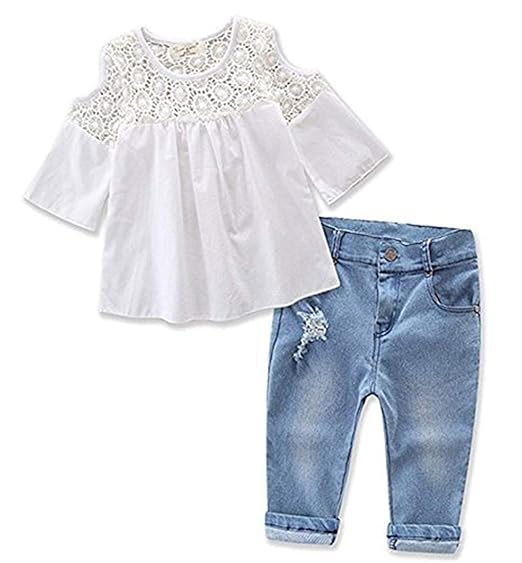 jeans top for girls amazon