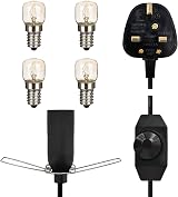 Haraqi Salt Lamp Cord with Dimmer Control 4 E14 Bulbs Replacement view 1