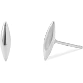 Boma Jewelry Sterling Silver Elliptical Stud Earring