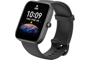 Amazfit Bip 3 Smart Watch for Android iPhone, Health Fitness Tracker with 1.69" Large Display,14-Day Battery Life, 60+ Sports