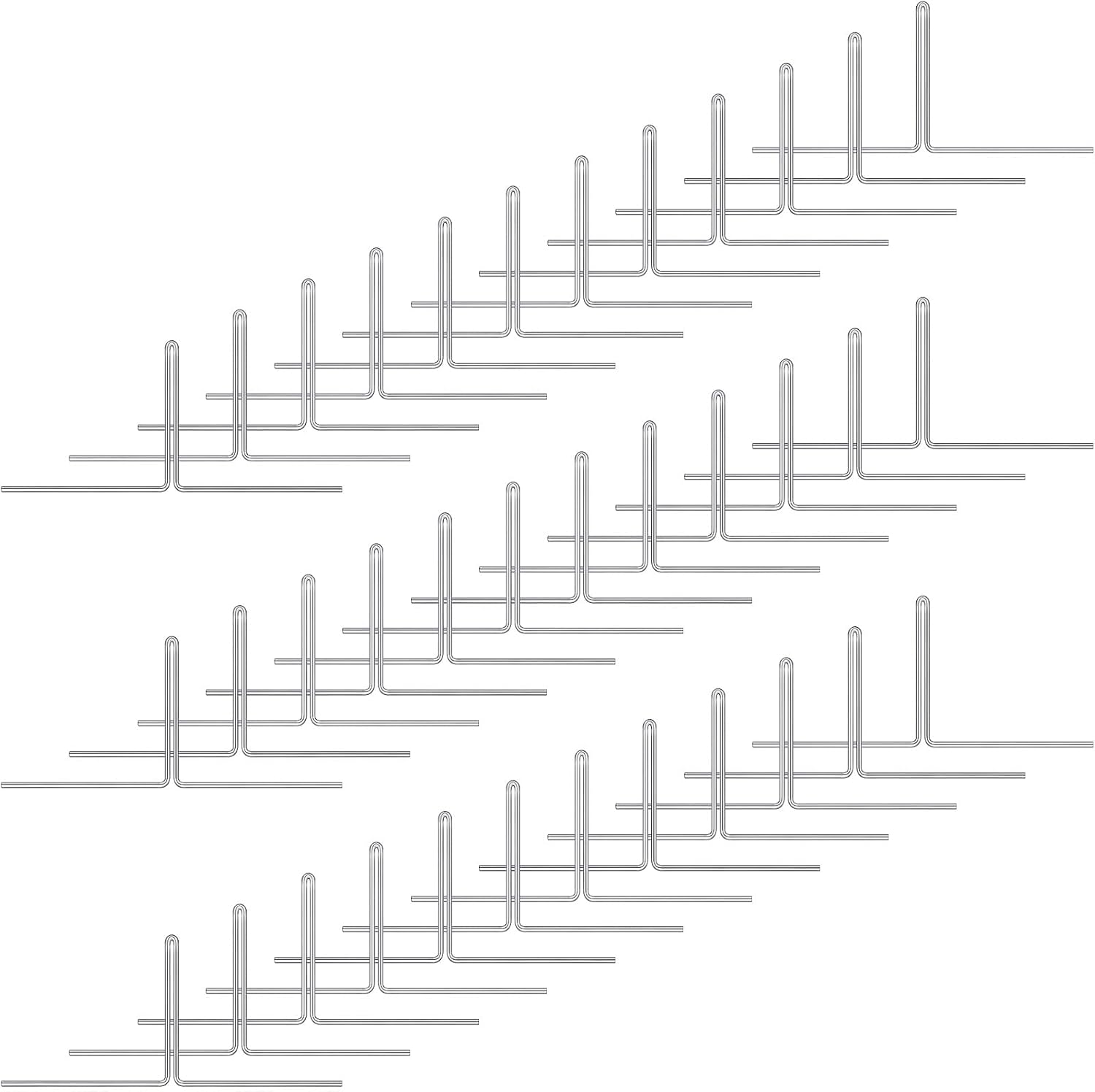 Decorative Garden Stakes - Halloween Tombstone Stakes Tombstone Metal Stakes Foam Graveyard Stakes T Shape Metal Stakes for Halloween Tombstone Yard Outdoor Decorations (36)