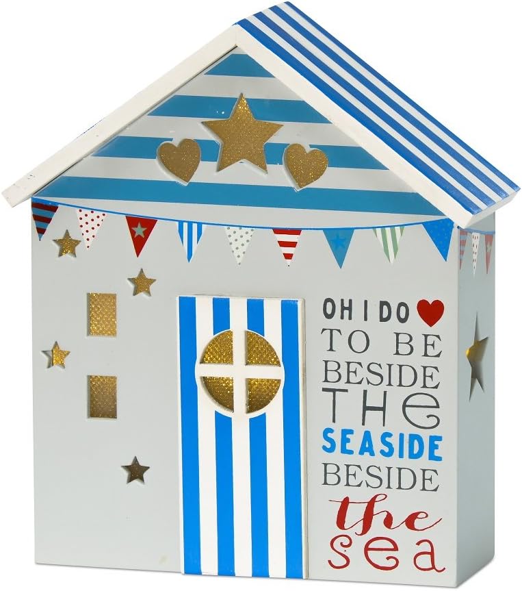 Beside The Seaside Light Up Beach Hut Gift All About Home Range