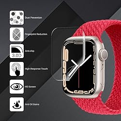 LϟK 8 pack TPU Screen Protector for Apple Watch