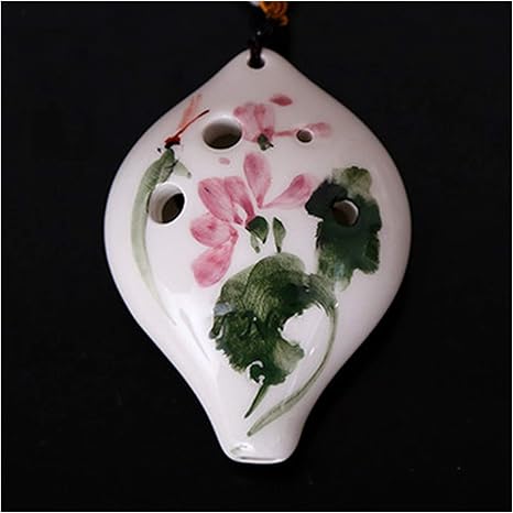 Amazon Co Jp ピッコロ 初心者のためのオカリナ手作りの花6つの穴セラミックオカリナソプラノc F楽器 Color Sg Lotus ホーム キッチン