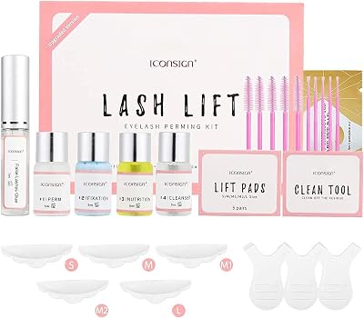 ICONSIGN Eyelash Lift Kit Updated Professional Semi-Permanent Curling