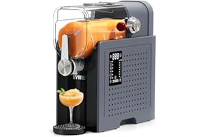 SYINTAO Slushie Machine for Home, Soft Serve Ice Cream Machine, 88oz Vessel Slushy Machine with 6 Preset Programs, Frozen Drink Maker for slush, Margaritas, Smoothie, Frappés, Milkshakes, and More