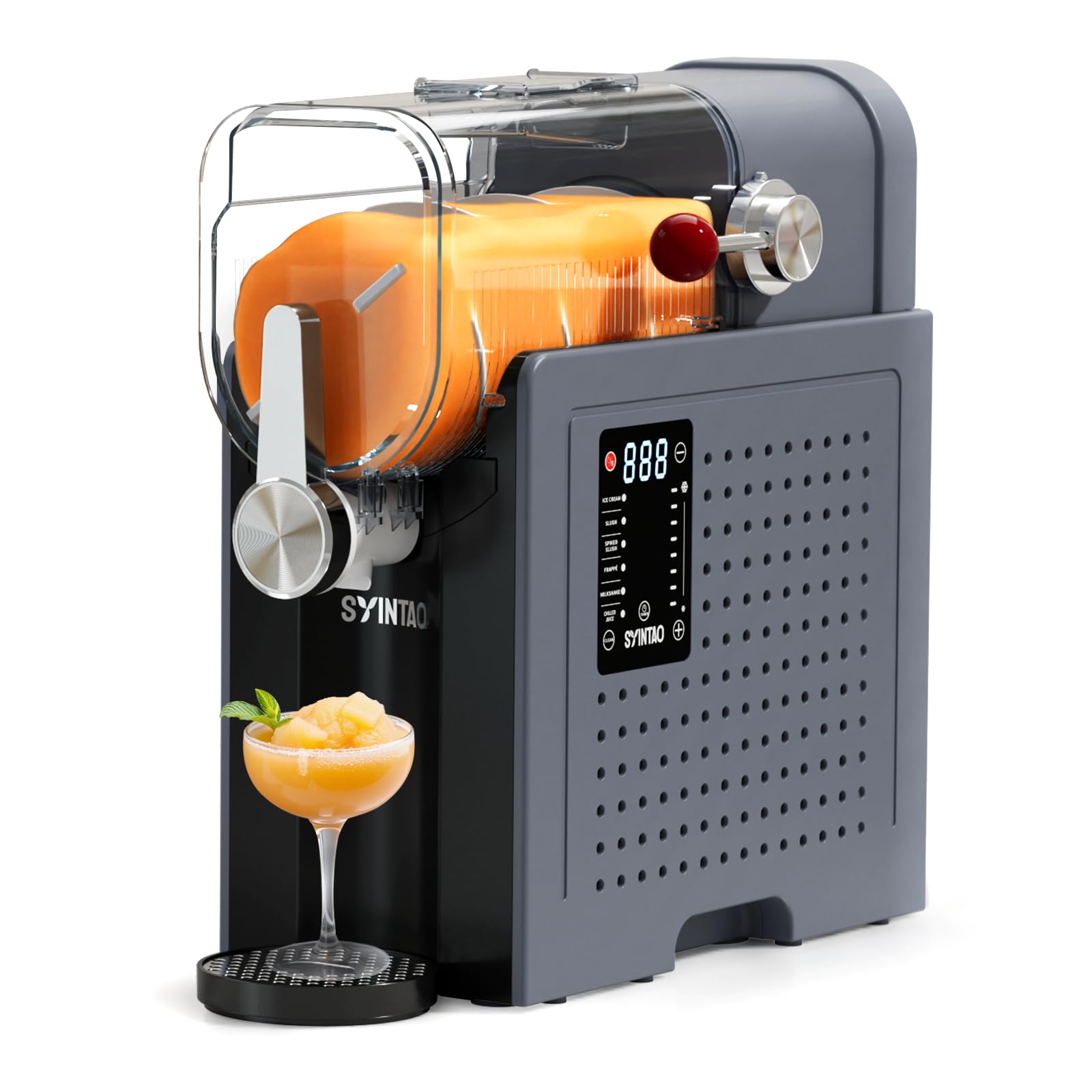 SYINTAO Slushie Machine for Home, Soft Serve Ice
