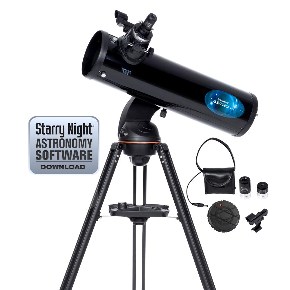 Buy Celestron AstroFi 130 Wireless Reflecting Telescope, Black (22203