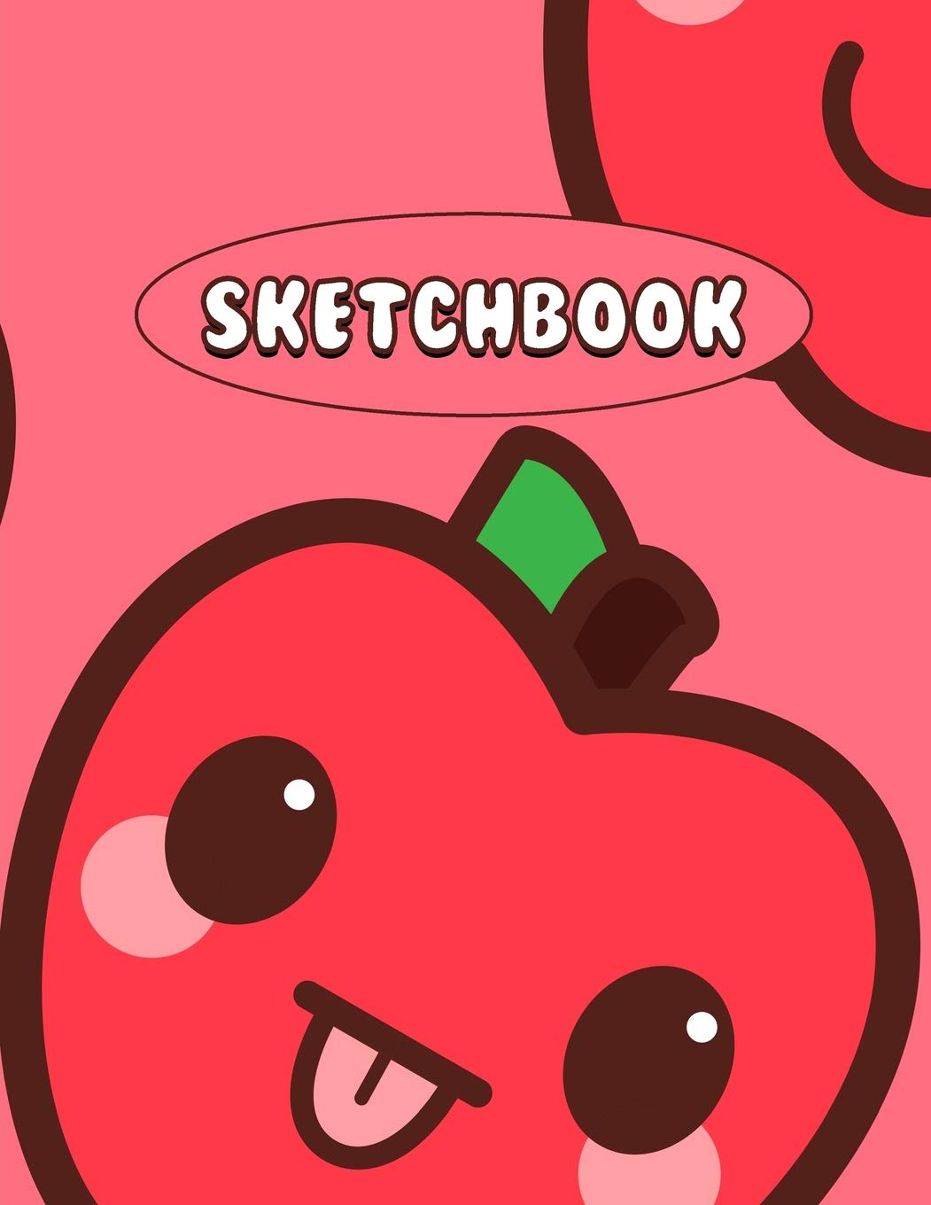 Sketchbook Kawaii Apple Fruit Food Cute Anime 100 Pages Of
