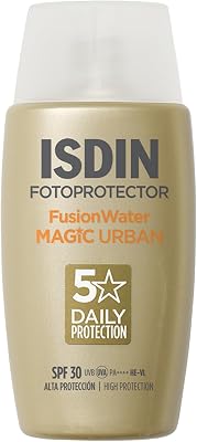 Fusion Water MAGIC Urban SPF 30 (50 ml) | Crème Solaire Visage à Action Anti-Pollution pour Environnements Urbains | Texture Ultra-Légère | Usage Quotidien
