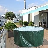PATIO PLUS Round Rattan Furniture Cover 250x90cm Green Waterproof Windproof view 7