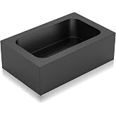 MMasters 0.5kg Premium Graphite Ingot Mold for Metal Casting &amp; Melting | Premium graphite material, metal melting for gold, silver, aluminum, copper, and brass, heat resistant up to 1800℃/3272℉