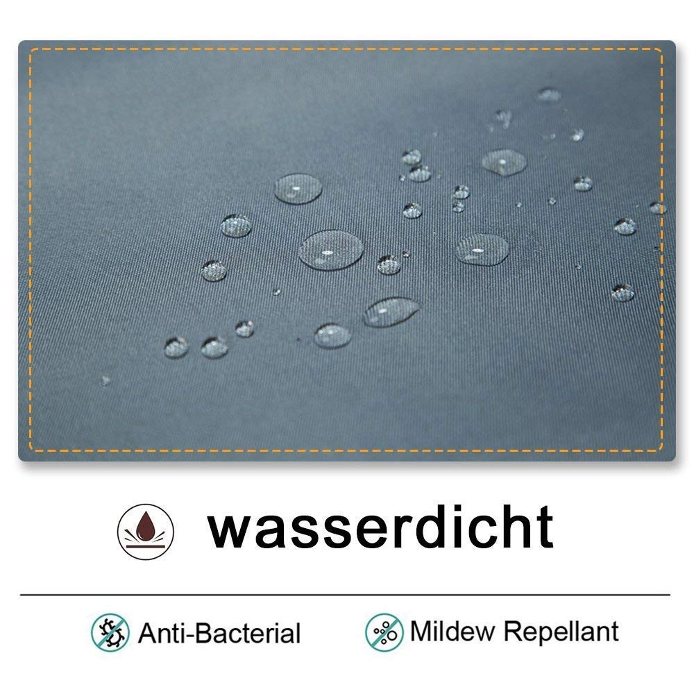 Clothink Outdoor Curtain Panel for Patio 50x84inch Beige Grommet Top Thermal Insulated Blackout Outdoor Curtain/Drape for Patio/Front Porch