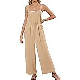 Flygo Womens Overalls Loose Fit Wide Leg Jumpsuits 2025 Summer Casual Rompers Jumper with Pockets
