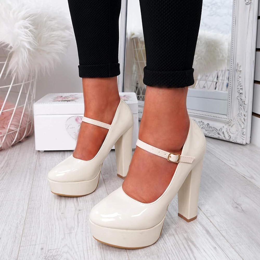 women's chunky heel shoes