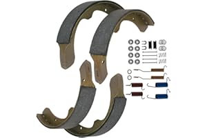 LOGIC AUTO Centric Parking Brake Shoes Plus Hardware Kit For Ford Expedition, F-150, Lincoln Navigator