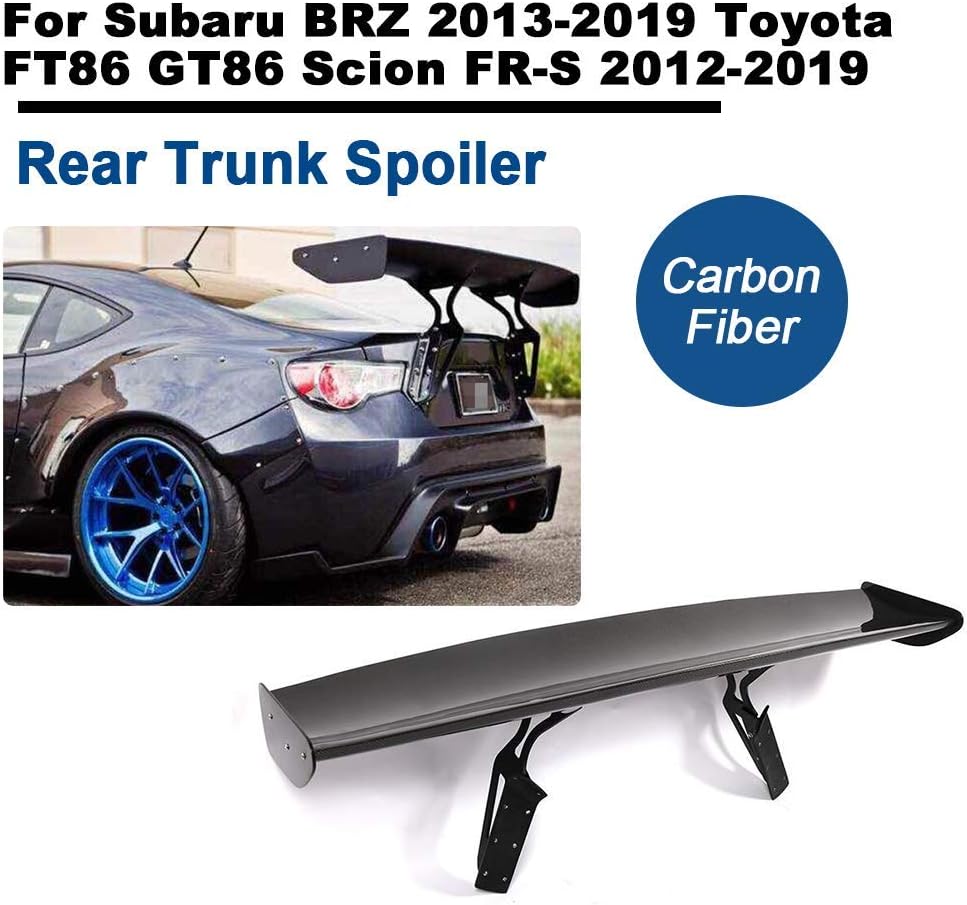 QCYP Suitable for Subaru BRZ 2013-2019 Ft86 Gt86 Fr-S 2012-2019 Carbon Fiber Rear Boot Trunk Spoiler Lid Wing Lip