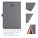 ProCase Galaxy Tab A 10.1 with S Pen Case 2016 Old Model - Stand Folio Case Cover for Galaxy Tab A 10.1 Inch Tablet with S Pen SM-P580, with Multiple Viewing Angles, Document Card Pocket - Grey