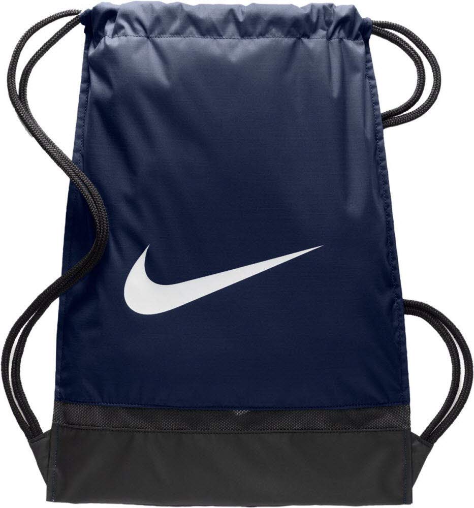 Nike Unisex's Nk Brsla Gmsk Gymsack, Midnight Navy/Black/White, 48.5 x 38 x 5 cm