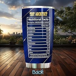 MONIZILUCKY Test Architect Tumbler Stainless Steel