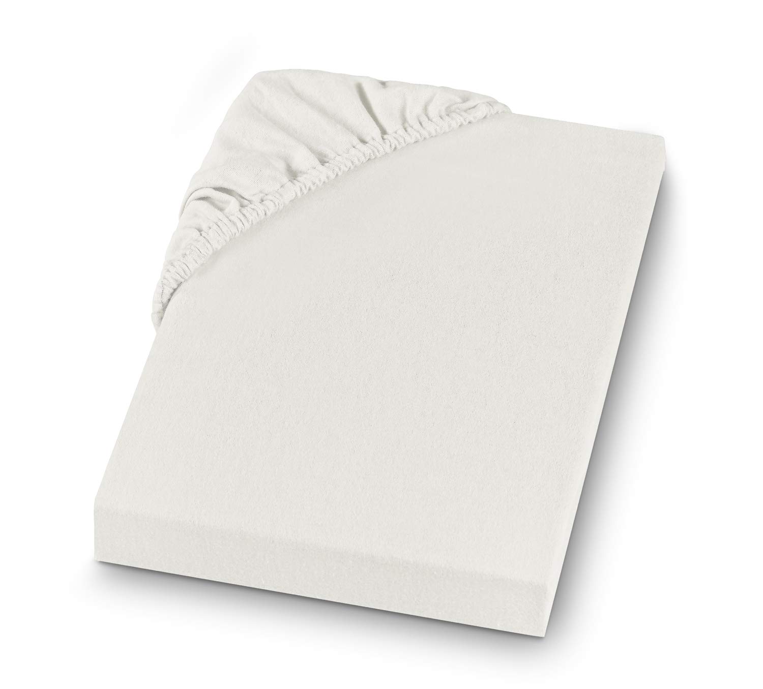 SETEX Fitted Sheet, White, 160 x 200