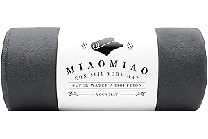 MIAOMIAO Non-Slip Hot Yoga Towel Set, Super Absorbent Microfiber in, 24.5" x 72" - Anti-Slip, Injury Free Design for Pilates, Yoga Mats, Exercise, and Fitness Gear