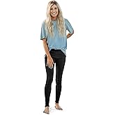 City Threads Women's Leggings 100% Cotton Made in USA - Soft Stretch, Comfortable for Yoga, Sports & Daily Wear
