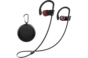 Otium Bluetooth Earbuds Wireless Headphones Bluetooth Headphones, Sports Earbuds, IPX7 Waterproof Stereo Earphones for Gym Running 15 Hours Playtime Sound Isolation Headsets,Black