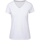 Tommy Hilfiger Womens V-Neck Solid Color Logo T-Shirt - XXL - White (No Logo)