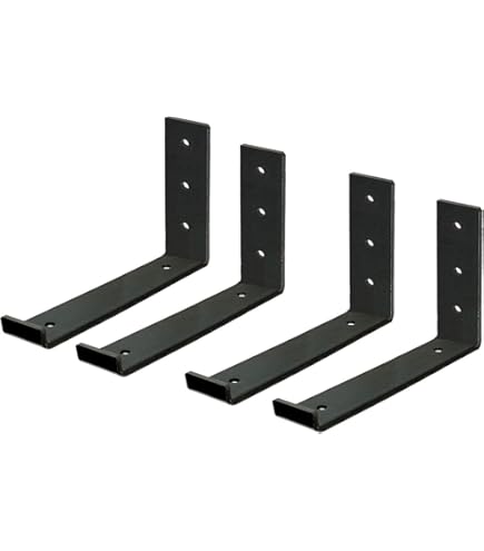 Paquete De 6 Soportes De Estante Flotante, Soportes De Estante Ocultos