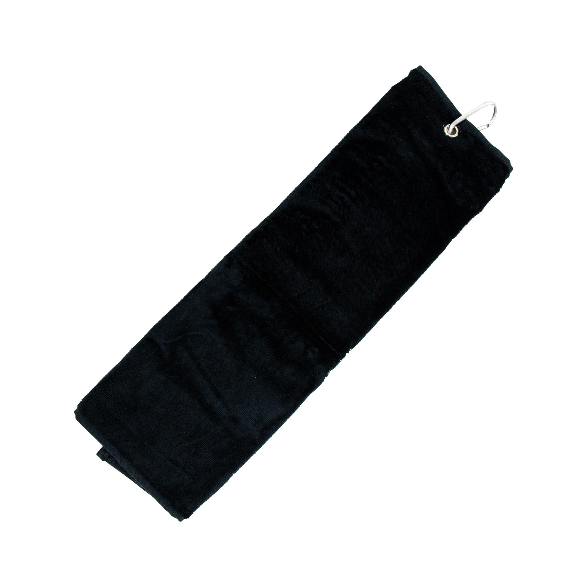 Longridge Luxury 3 Fold Golf Towel - Black