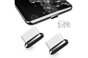 KASIYLUX USB Type C Anti Dust Plug 2 Pack USBC Charging Port Cover Plugs Protector Cap with Carry Box Cable Fixer for iPhone 17 Pro Max 16 15 16e for Samsung S25 FE S24 A53 A54 Flip S23 for Google Pixel 10 9 8