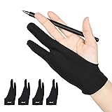 OTraki 4 Pack Artists Gloves 2 Finger Artist Glove