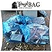 ToughBag 12-16 Gallon Blue Recycling Tall Kitchen Trash Bags 1.2 Mil (250 Count) - Large Blue Garbage Bags Perfect for Paper, Plastic, Cans, Bottles, Newspaper, Glass Bottles, Cardboard (Made In USA)