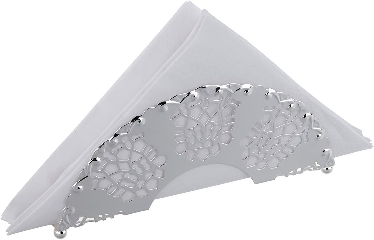 Serviette Holder Silver Plated British Made,with Special Tarnish Resistant Finish That Never Needs polishing